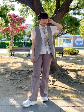 「アイテム（フォーマルスーツ/小物）」を使った、popuriさん（レディース・161cm・20代）の夏コーディネート