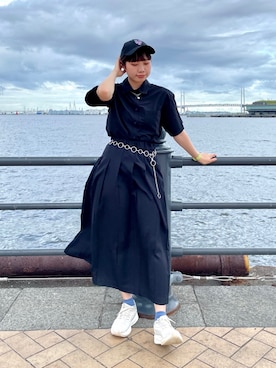 「アイテム（スカート）」を使った、popuriさん（レディース・161cm・20代）の夏コーディネート
