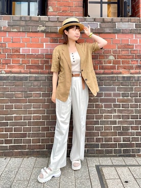 popuriさん(レディース・161cm)の夏コーディネート