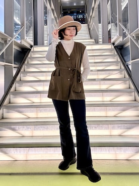 「arth（アース）のアイテム」を使った、popuriさん（レディース・161cm）の春コーディネート