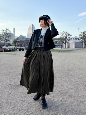 「Chapeau d' O（シャポードオー）のアイテム」を使った、popuriさん（レディース・161cm）の春コーディネート