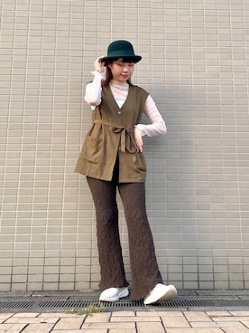 popuriさん（レディース・161cm）の秋コーディネート