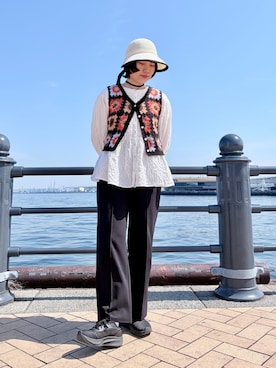 「Chapeau d' O（シャポードオー）のアイテム」を使った、popuriさん（レディース・161cm）の春コーディネート