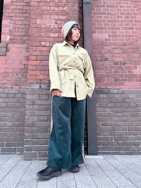 「arth（アース）のアイテム」を使った、popuriさん（レディース・161cm）の冬コーディネート