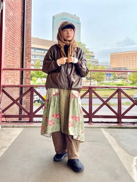 「カシミヤ」｜popuriさん（レディース・161cm）の秋コーディネート