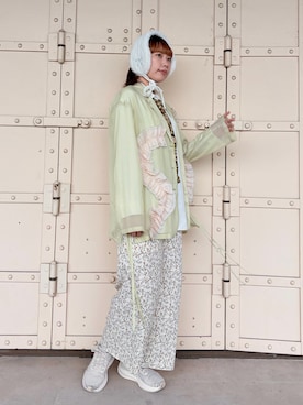 「loin nuit（ロワンニュイ）のアイテム」を使った、popuriさん（レディース・161cm）の秋コーディネート