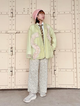 「loin nuit（ロワンニュイ）のアイテム」を使った、popuriさん（レディース・161cm）の秋コーディネート