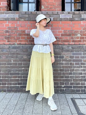 「アイテム（シューズ）」を使った、popuriさん（レディース・161cm・20代）の夏コーディネート