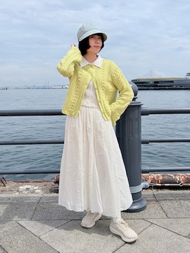 「RETRO GIRL（レトロガール）のアイテム（トップス）」を使った、popuriさん（レディース・161cm）の春コーディネート