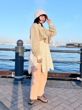 「archives（アルシーヴ）のアイテム」を使った、popuriさん（レディース・161cm）の冬コーディネート