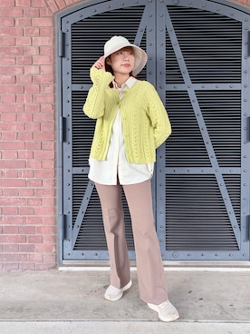 「PUMA(プーマ)のアイテム」を使った、popuriさん(レディース・161cm)の秋コーディネート