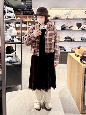 「apres jour clair（アプレジュールクレア）のアイテム」を使った、popuriさん（レディース・161cm）の冬コーディネート