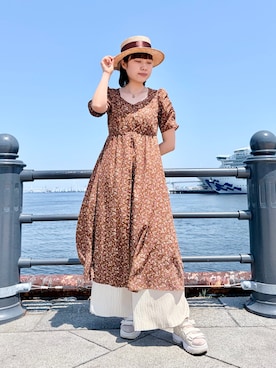 「coca（coca）（コカ）のアイテム」を使った、popuriさん（レディース・161cm）の春コーディネート