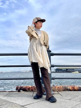 popuriさん（レディース・161cm）の秋コーディネート