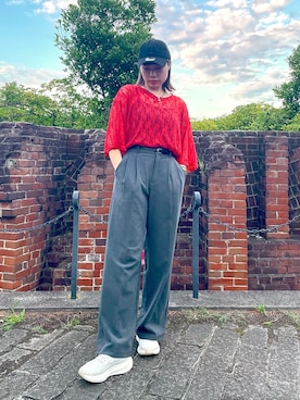 「アイテム（シューズ）」を使った、popuriさん（レディース・161cm・20代）の夏コーディネート