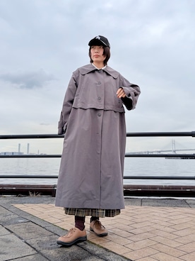 「NEW ERA（ニューエラ）のNEW ERA  940  SIGNITURE / ニューエラ（キャップ、ブラック系）」を使った、popuriさん（レディース・161cm）の春コーディネート