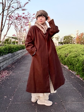 popuriさん（レディース・161cm）の冬コーディネート