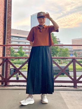 「アイテム（スカート）」を使った、popuriさん（レディース・161cm・20代）の夏コーディネート
