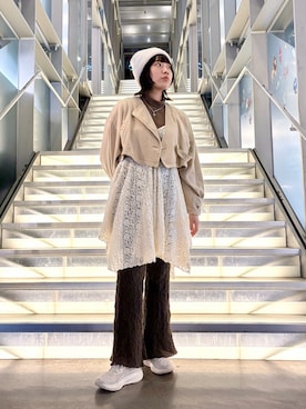 popuriさん（レディース・161cm）の冬コーディネート