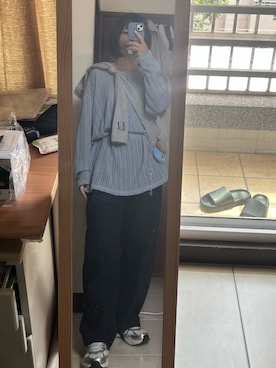 「アイテム（チノパンツ）」を使った、ji33さん（レディース・159cm）の秋コーディネート
