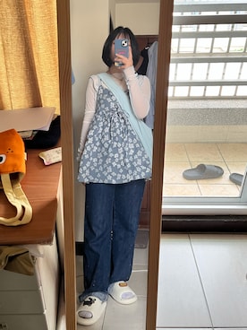 「アイテム（その他トップス）」を使った、ji33さん（レディース・159cm）の秋コーディネート