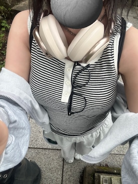 「アイテム（タンクトップ）」を使った、moephnさん（レディース・163cm・20代）の秋コーディネート