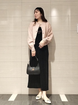 「キャミソール」｜miom1014さん（レディース・163cm）の秋コーディネート