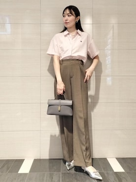 「アイテム（パンプス）」を使った、miom1014さん（レディース・163cm・30代）の夏コーディネート