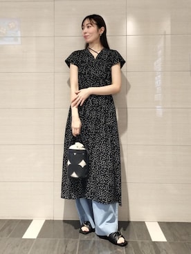 「アイテム（ハンドバッグ）」を使った、miom1014さん（レディース・163cm・30代）の夏コーディネート