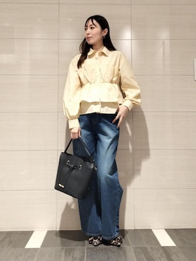 「アイテム（サンダル）」を使った、miom1014さん（レディース・163cm・30代）の秋コーディネート