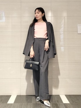 「アイテム（ニット/セーター）」を使った、miom1014さん（レディース・163cm・30代）の夏コーディネート