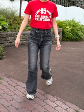 「MOUSSY（マウジー）のアイテム」を使った、ぼさん（レディース・157cm）の夏コーディネート
