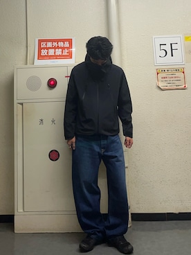 「アイテム（ジャケット/アウター）」を使った、阿部翔多さん（メンズ・177cm）の秋コーディネート