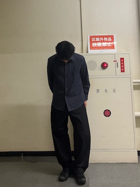 阿部翔多さん（メンズ・177cm）の秋コーディネート