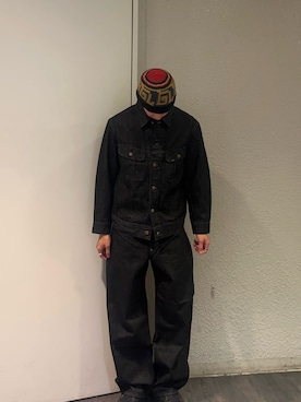 「アイテム（ニットキャップ/ビーニー）」を使った、阿部翔多さん（メンズ・177cm）の秋コーディネート