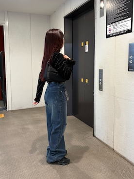 「COLONY 2139（コロニートゥーワンスリーナイン）のアイテム（Tシャツ/カットソー）」を使った、きゆさん（レディース・152cm）の秋コーディネート