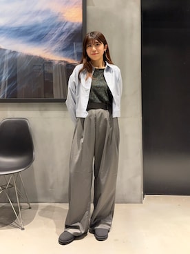 「COLONY 2139（コロニートゥーワンスリーナイン）のアイテム（Tシャツ/カットソー）」を使った、きゆさん（レディース・152cm）の秋コーディネート