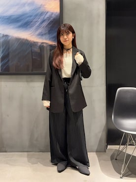 「COLONY 2139（コロニートゥーワンスリーナイン）のアイテム（Tシャツ/カットソー）」を使った、きゆさん（レディース・152cm）の秋コーディネート