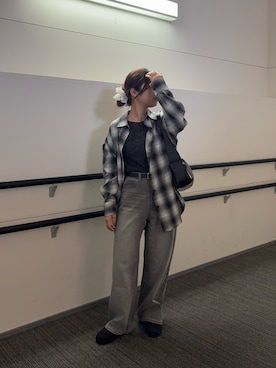 「COLONY 2139（コロニートゥーワンスリーナイン）のアイテム（Tシャツ/カットソー）」を使った、きゆさん（レディース・152cm）の秋コーディネート