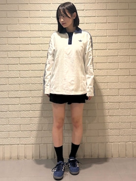 「ポロシャツ」｜Akariさん（レディース・160cm）の秋コーディネート