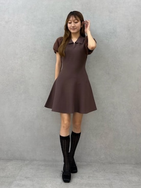 「アイテム（パンプス）」を使った、YUKIさん（レディース・163cm）の夏コーディネート