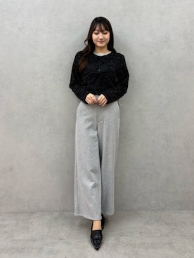 「CALNAMUR（カルナムール）のアイテム」を使った、YUKIさん（レディース・163cm）の春コーディネート