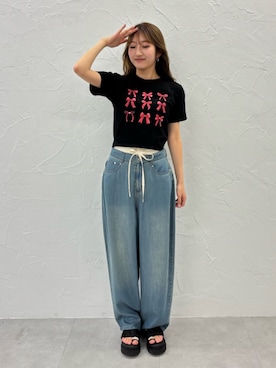 「CALNAMUR（カルナムール）のアイテム（サンダル）」を使った、YUKIさん（骨格ナチュラル・レディース・163cm）の夏コーディネート