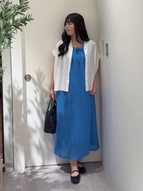 ふわかるワンピ】2WAYリボンシアーワンピース（ワンピース