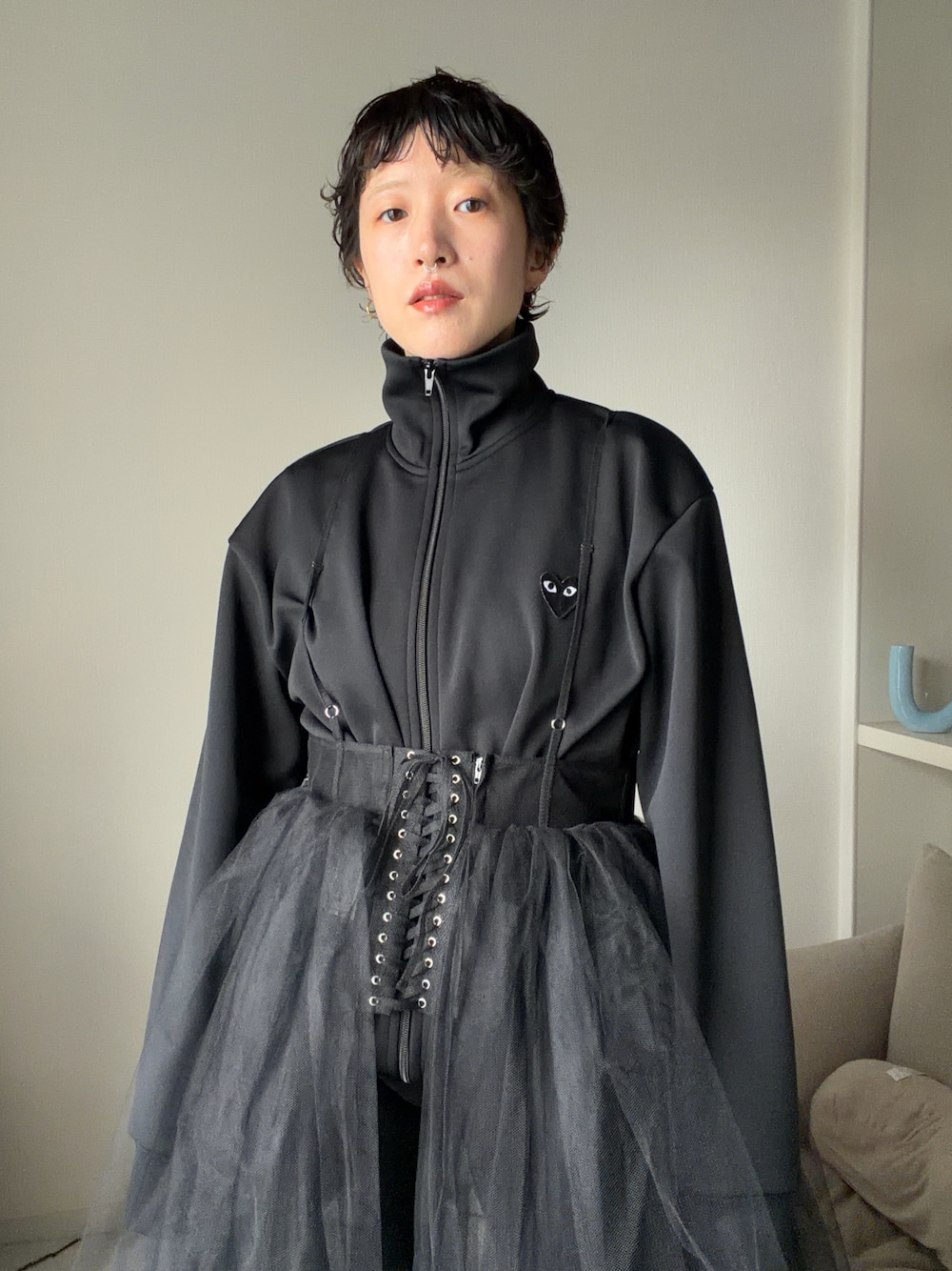 noir kei ninomiyaのスカートを使った人気ファッションコーディネート