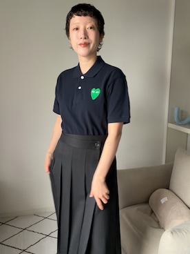 「PLAY comme des garcons」｜unchan29さん（レディース・160cm）の春コーディネート