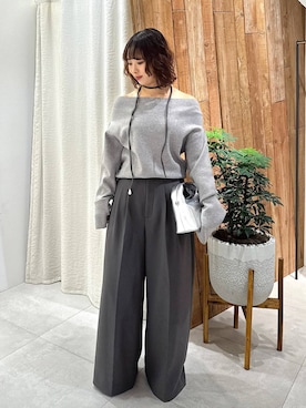 「BABYLONE（バビロン）のアイテム（ショルダーバッグ）」を使った、babyloneyaeさん（レディース・157cm）の冬コーディネート