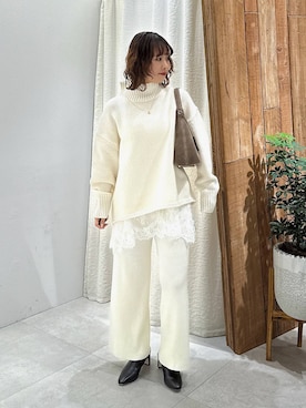 「アイテム（キャミソール）」を使った、babyloneyaeさん（レディース・157cm・20代）の冬コーディネート