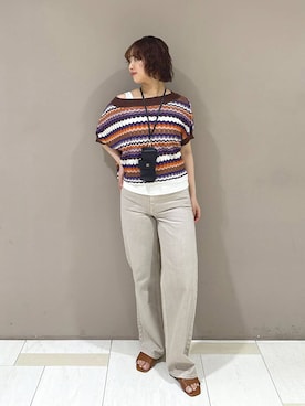 「upperhights（アッパーハイツ）のアイテム」を使った、babyloneyaeさん（レディース・157cm）の夏コーディネート