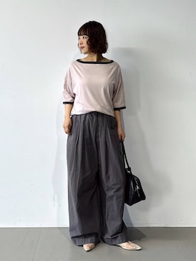 「CORSO ROMA，9（コルソローマ）のアイテム」を使った、babyloneyaeさん（レディース・157cm）の春コーディネート